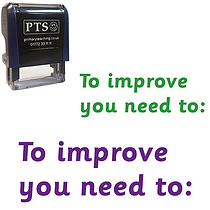 To Improve You Need To Stamper - 38 x 15mm