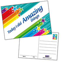 Today I Did Amazing Things Postcards (20 Postcards - A6)