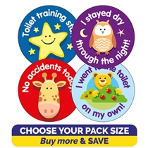 Toilet Training Stickers - 32mm