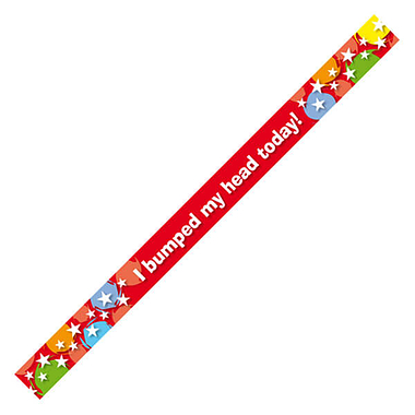 I bumped my head today Glossy Star Wristbands (10 Wristbands - 220mm x 13mm) 