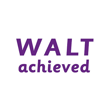 WALT Achieved Stamper - Purple - 38 x 15mm