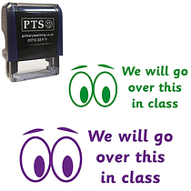 We Will Go Over This In Class Eyes Stamper - 38 x 15mm