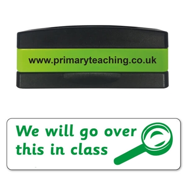 We Will Go Over This in Class Stakz Stamper - Green - 44 x 13mm