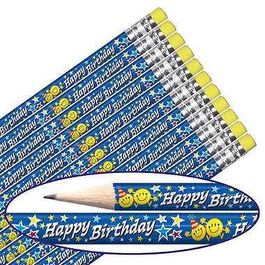Happy Birthday Pencil Pack of 12