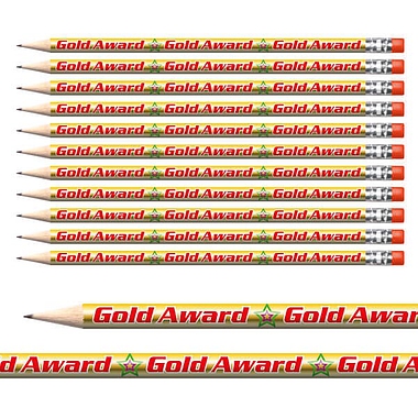 12 Gold Award Pencils
