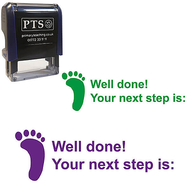 Your Next Step Is Footstep Stamper - 38 x 15mm