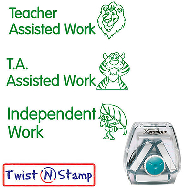 3 In 1 Assisted/Independent Work - Twist N Stamp