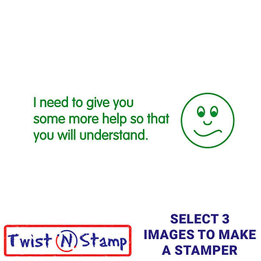 I Need to Give You More Help Twist N Stamp Brick - Green